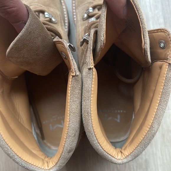 🎉Host pick🎉Marc Fisher Ltd Idaran Hiker Boot Light Cognac Suede Women’s 9.5 - Picture 8 of 13